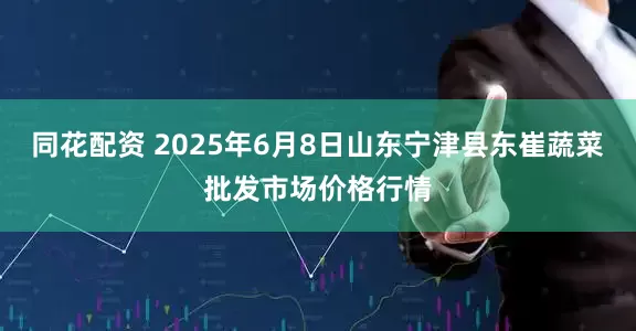 同花配资 2025年6月8日山东宁津县东崔蔬菜批发市场价格行情